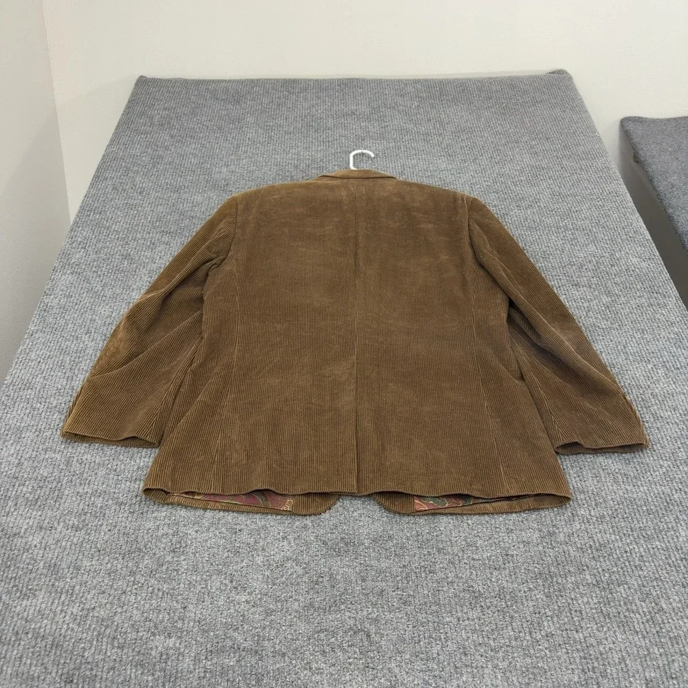 Lauren Ralph Lauren Blazer Mens 44R Brown Cotton Corduroy Sport Coat Classic